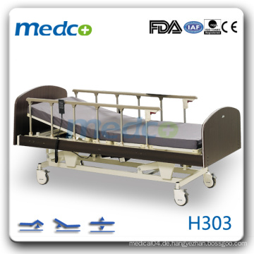 H303 Heiß! Drei Funktionen elektrische Patientenbett mit Rädern